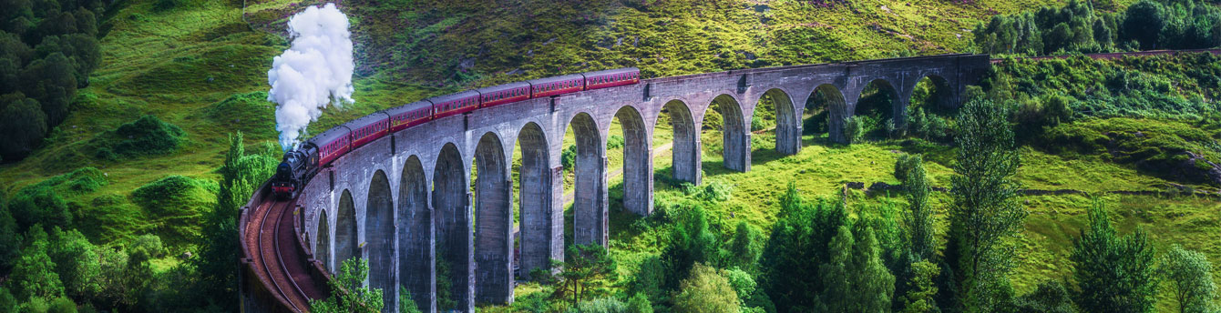Glenfinnan Viaduct Train Journey