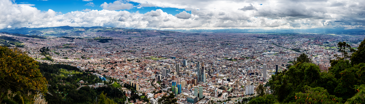 Panoramic View of Bogotá, Colombia