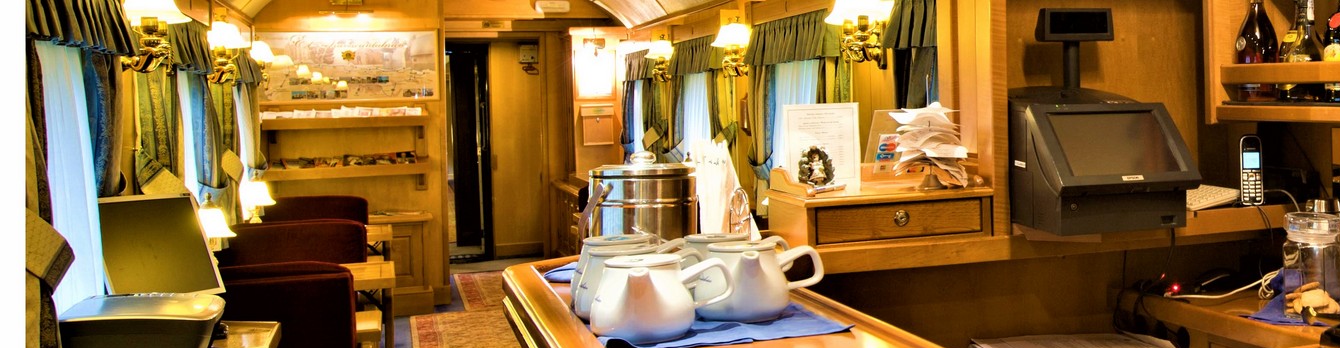 Luxury Train Bar in Spain