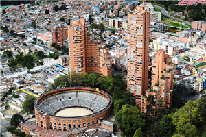 Aerial View of Bogota