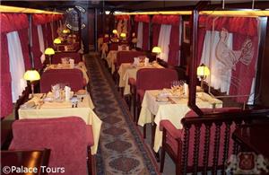 Dining Lounge on board the train