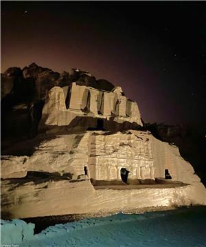 Petra night temple