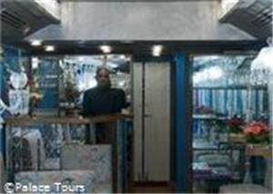 Luxurious Train Bar Interior on Palace on Wheels Tour