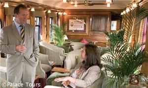 Passengers relaxing in the Lounge