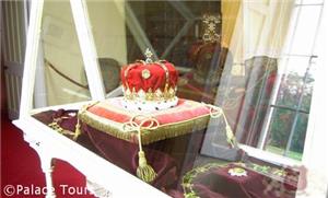 Scottish Crown displayed at Scone palace 