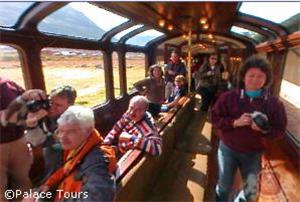 Open Air Car on board the Andean Explorer
