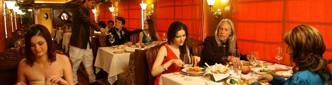Dine in luxury aboard the train - Maharajas